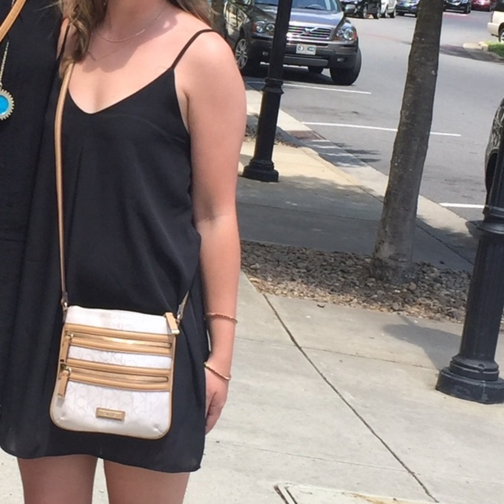 Black slip dress